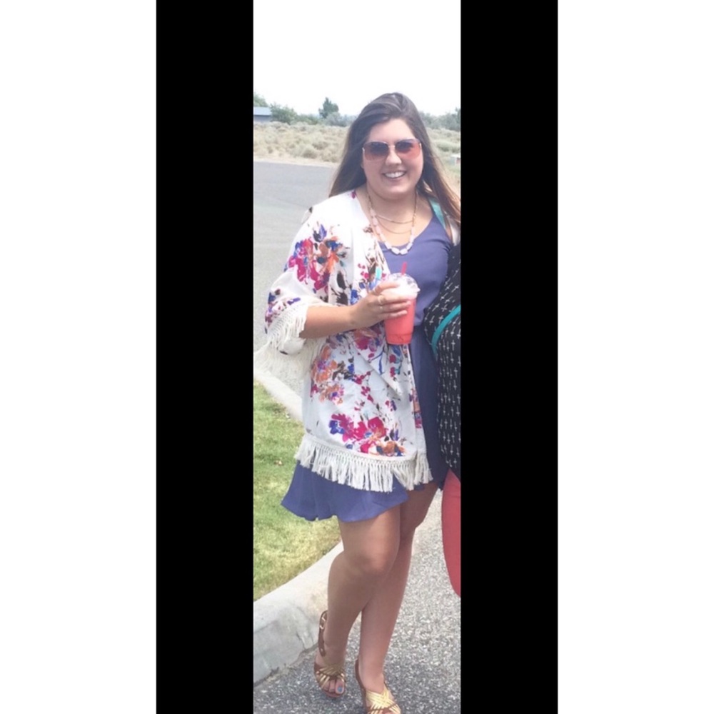 Floral kimono